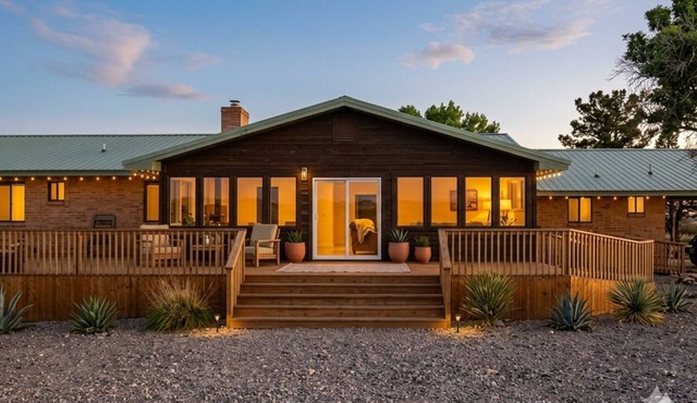 15449 Hwy 187: Private 9-acre retreat with mountain views near T or C.