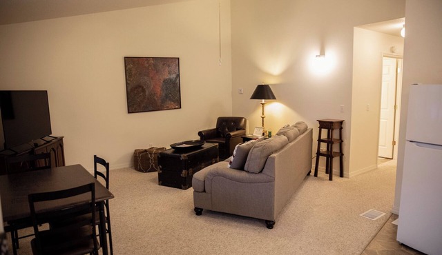 Condo 302 is a spacious two-bedroom/two-bathroom unit at Cooper's Pointe
