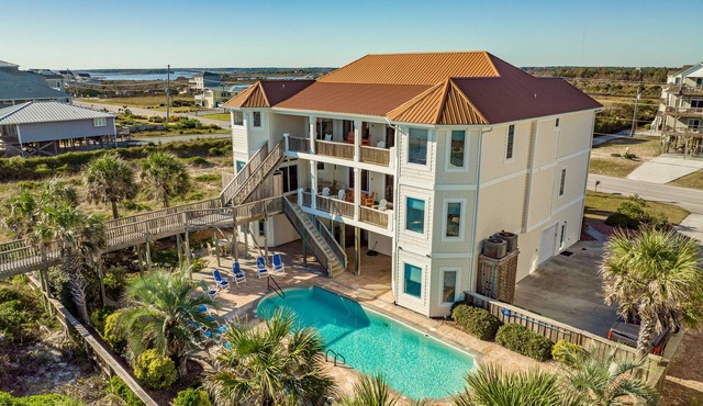 Coppertop | Oceanfront, Private Pool + Hot Tub