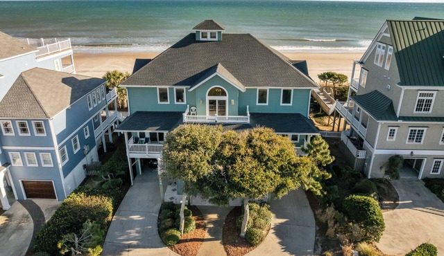 La Grande Dame - Oceanfront 8BR, Private Pool, Elevator, Game Room + Theater