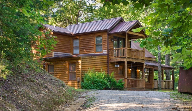 Nestled in a scenic backdrop with captivating mountain valley view