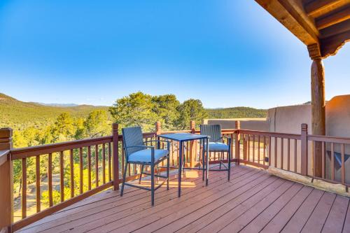Panoramic Vistas: Glorieta Adobe Near Pecos River