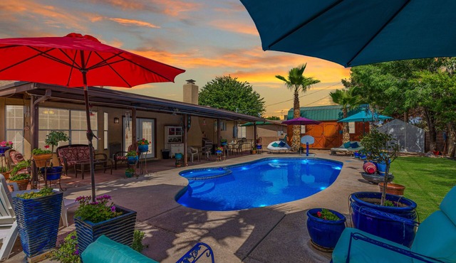 Private Oasis Near Old Mesilla - Home with Pool/Spa