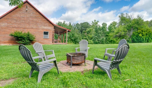 Secluded Harrison Retreat w Fire Pit and Deck