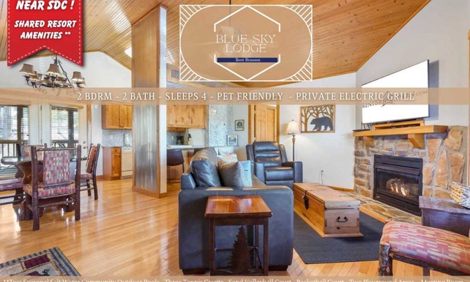 Reeds Spring Cabin | 102 m² Lodge ∙ 2 bedrooms ∙ 4 guests