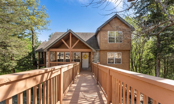 Branson West Cabin | A tranquil escape to a 2 bedroom, 2 bath lodge located at Stonebridge Resort!