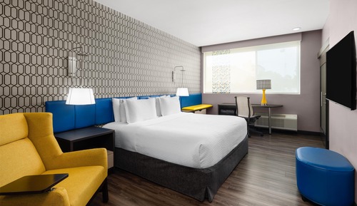 Standard Room, 1 King Bed, Non Smoking, Refrigerator & Microwave