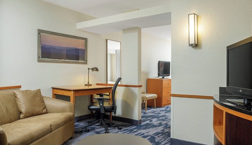 Studio, 1 King Bed with Sofa bed, Hearing Accessible (Accessible Bathtub)