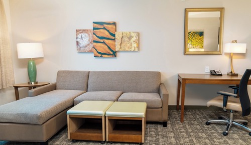 Studio Suite, 1 King Bed, Accessible Bathtub, Kitchen (Communications)