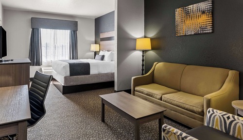 Suite, 1 King Bed with Sofa bed, Non Smoking, Microwave (with Sofabed)