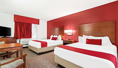 Standard Room, 2 Queen Beds, Non Smoking, Refrigerator & Microwave