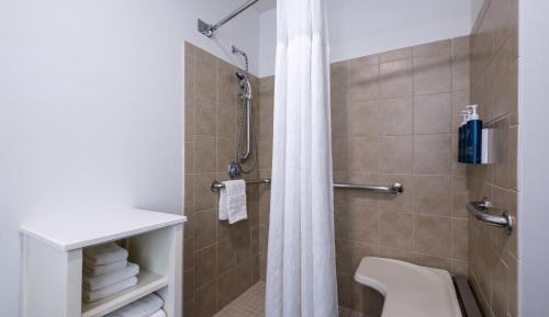 Queen Room with Two Queen Beds and Roll-in Shower - Mobility and Hearing Accessible
