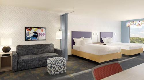Studio Suite with Two Queen Beds