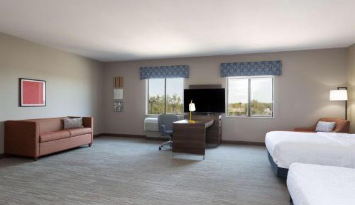 Queen Studio with 2 Queen Beds and Sofa Bed