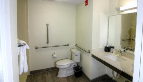 Queen Studio Suite with Hearing Accessible Roll in Shower - Non-Smoking